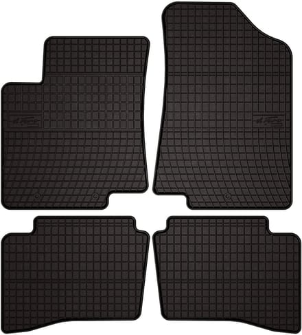 Wielganizator SolidPRO - Rubber Automatten - Kia Rio III UB Hatchback - Zwart - Passend
