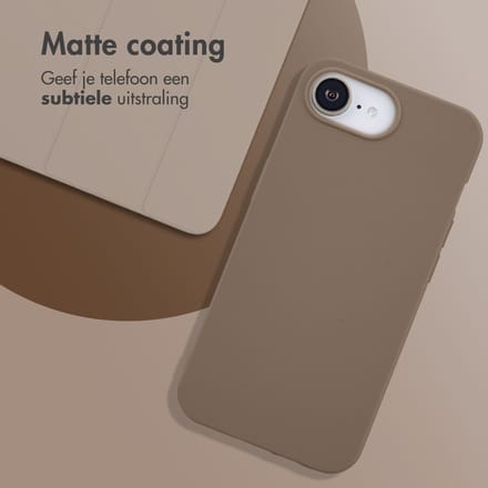 imoshion Hoesje - Geschikt voor Apple iPhone 17e / 16e - Color Backcover - Bruin