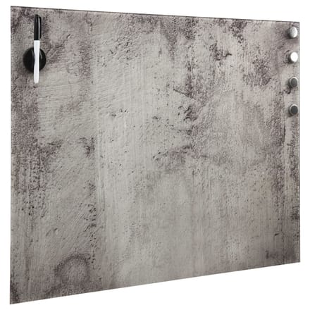 vidaXL - Magneetbord - wandmontage - 60x60 - cm - glas
