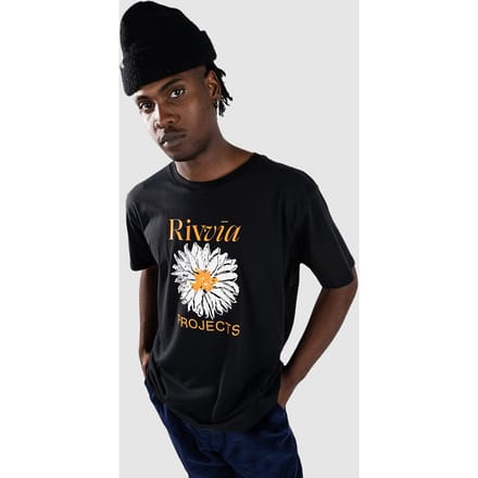 Rivvia Projects Blossom T-Shirt zwart