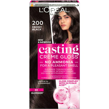L'Oréal Paris L'Or&eacute;al Paris Casting Creme Gloss 200 Ebony Black 1 st