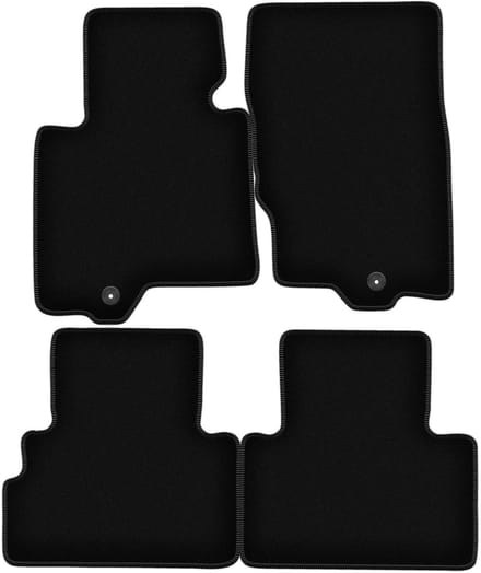 BASIC zwarte veloursmatten voor: Infiniti FX II SUV (2008-2017)