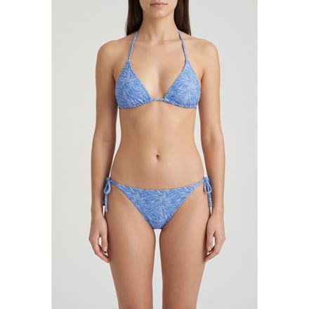 Shiwi Strap Bikini Bottom Waterlily Structure Blue Waterlily Struc Taglia: 42 | Bikini Outlet | Donna | Blu