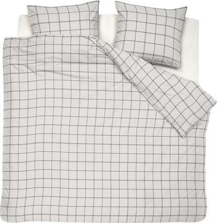 Cinderella Kody Dekbedovertrek - Tweepersoons - Flanel - 200x200/220 cm - Off White