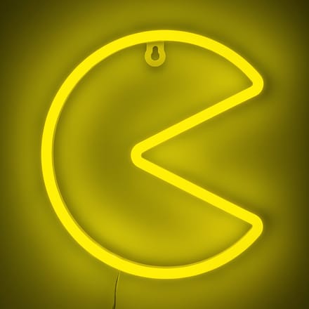 Paladone - Pac Man Wall Mountable LED Neon Light - Lamp
