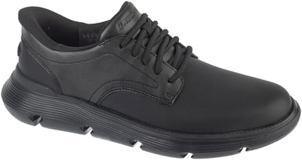 Skechers Instappers Garza Leren Sneakers, Zwart