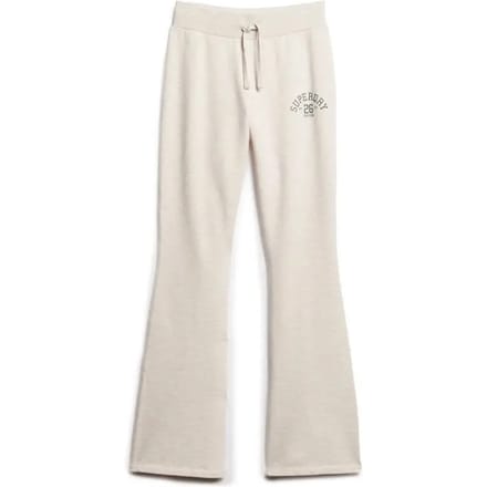 Vrouwelijke flared joggingsbroek van jersey Superdry Athletic Essential