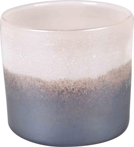 Rasteli - Kaarsenhouder - glas - paars - D20,5 x H19 cm