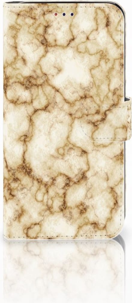 Samsung Galaxy A10 Bookcase Marmer Goud