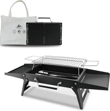 Florixa® Tafel Bbq Houtskool - Weber Bbq -Boretti Bbq - Houtskool - Zwart - 23cm x 35cm x 8cm