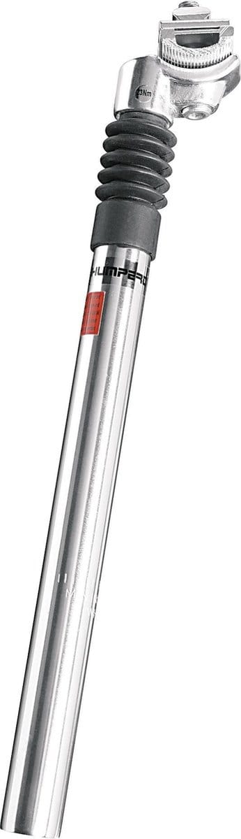 Ergotec Zadelpen Verend Sp-3.0 27.2 X 350 Mm Aluminium Zilver