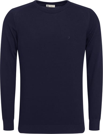Gabbiano Trui Essential Knitted Trui Dome 614570 301 Navy Mannen Maat - 3XL