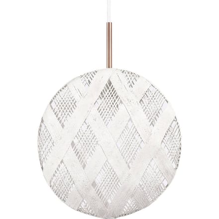 Forestier Chanpen M Diamant hanglamp, wit
