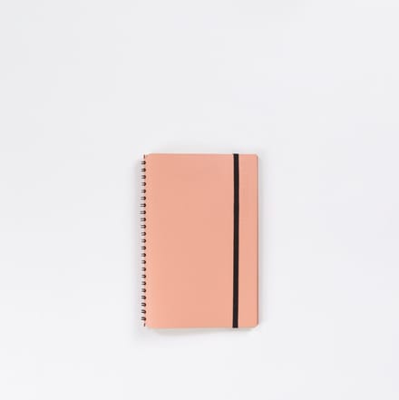 Vacavaliente - Notitieboek A5 - Gerecycled Leer - Roze