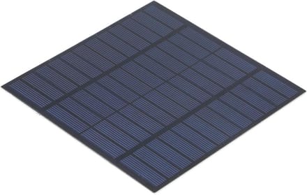 Zonnepaneel Module - Zonnecel - Energie Opwekken - Waterdichte Harsinkapseling - 14.5 cm - Zwart
