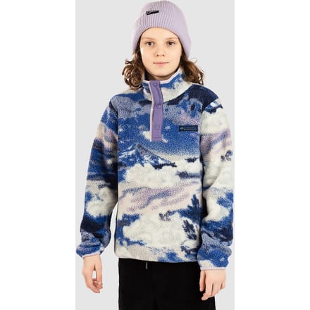 Columbia Helvetia II Printed Snap Kids Half-Zip Fleece Trui