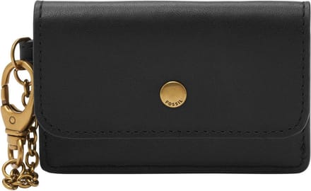 FOSSIL Kaarthoes Valerie Card Case Flap Black Zwart