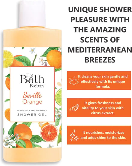 The Bath Factory 400 ml Seville Orange Douchegel