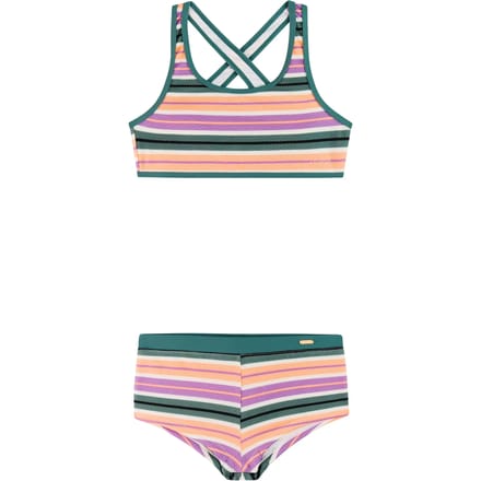 Protest PRTNinja JR - Bikini set Meisjes - Normale pasvorm - Uitneembare vulling - Groen