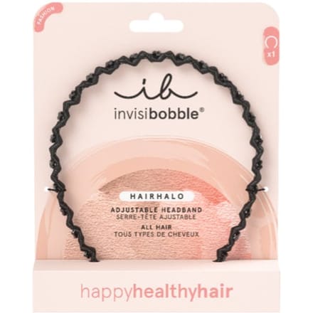 Invisibobble Hairhalo Adjustable Black Headband 1 st