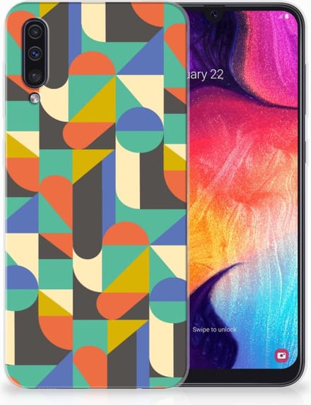 Samsung Galaxy A50 TPU bumper Funky Retro