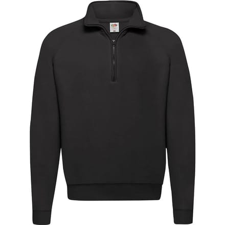 Sweater met ritskraag Fruit of the Loom Classic