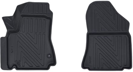 Rubbermatten Peugeot Partner 2008-2018 (voorset) - Premium carbonlook