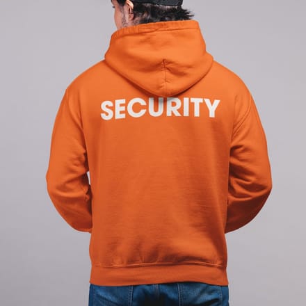 Oranje EK WK & Koningsdag Hoodie Security 2XL