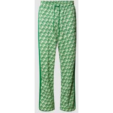 Straight fit sweatpants met tunnelkoord