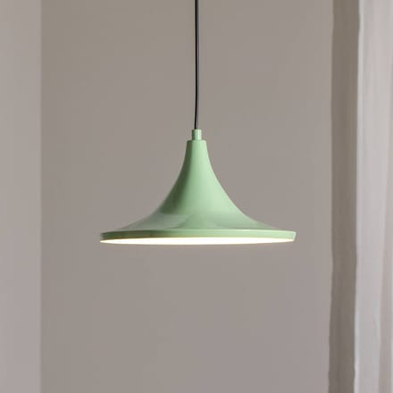 ROYALTECH Hanglamp Genisy, mintgroen, Ø 31 cm, metaal, E27