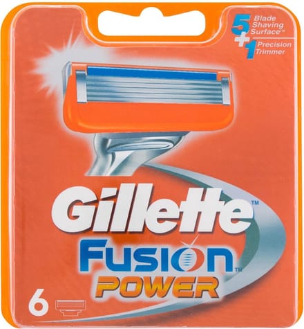 Gillette Fusion Power Wk?ad Do Maszynki 6szt (m)