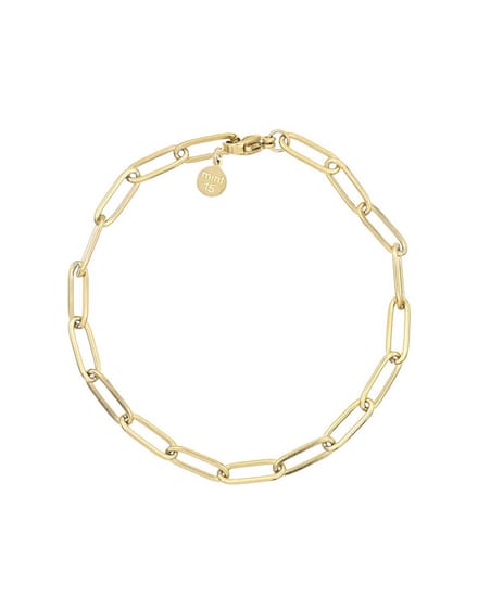 Mint15 Schakelarmband 'Chain Bracelet' - Goudkleur RVS/Stainless Steel