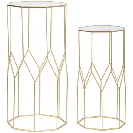 Bijzettafel Mauro Ferretti New Glass (x2)