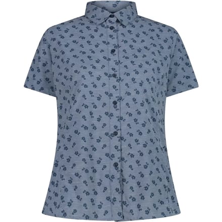 Vrouwelijke elastische bloemetjesblouse CMP