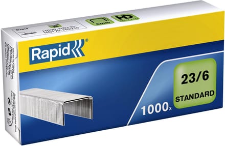 Rapid 23/6 Pak nietjes 1000 nietjes