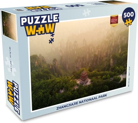 Puzzel Zhangjiajie Nationaal Park - Legpuzzel - Puzzel 500 stukjes