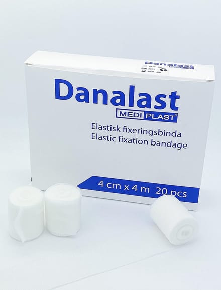 Danalast Elastisch Fixatiewindsel 4cm x 4m - Doos 20 Stuks