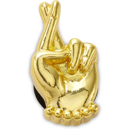 Jibbitz Crocs Gold Fingers Crossed