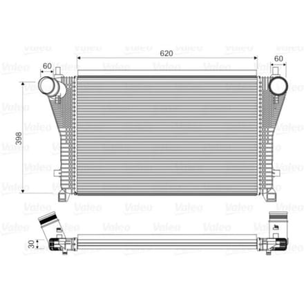 Intercooler VALEO 818347