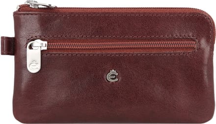 Esquire Toscana Sleuteletui Leer 13 cm - coffee