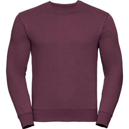 Russell Heren Authentieke Sweatshirt (Slimmer Cut) (Bourgondië)