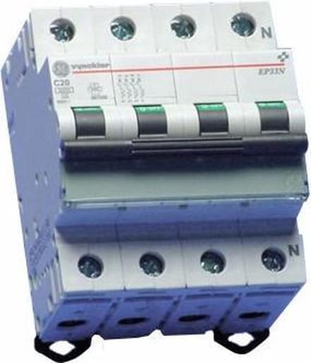 Vynckier EP30 automaat 3kA 3P + N C 20A