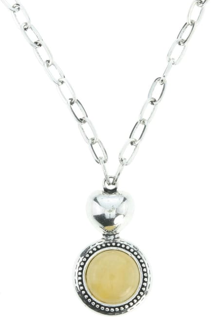 Behave - Schakelketting met hanger 61 cm - Nikkelvrij - Mode-accessoire