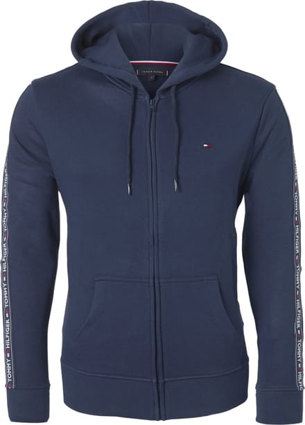 Tommy Hilfiger - Heren Vest Logo Blauw - S