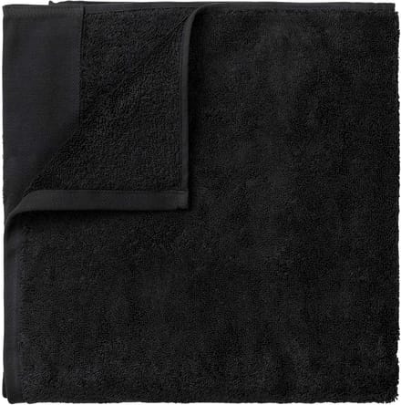 Riva Badtextiel Off Black | 100 x 200 cm | Zwart | Katoen
