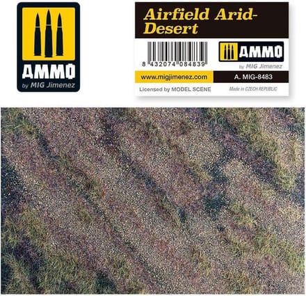 AMMO by Mig Jimenez Modelbouwdecoratie - MIG 8483 Airfield - Arid Desert - Mat for Diorama Accessoires set
