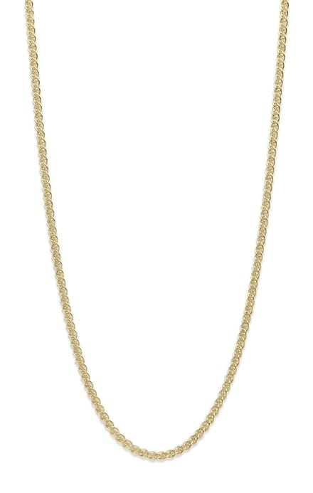 Mori Gold Filté 3,0mm breed collier, GM schakel, goud gevuld 1/20