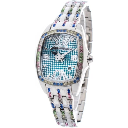 Zegarek CHRONOTECH CT7930LS-54M. Kwarcowy, Kolor niebieski. Kobieta. gray