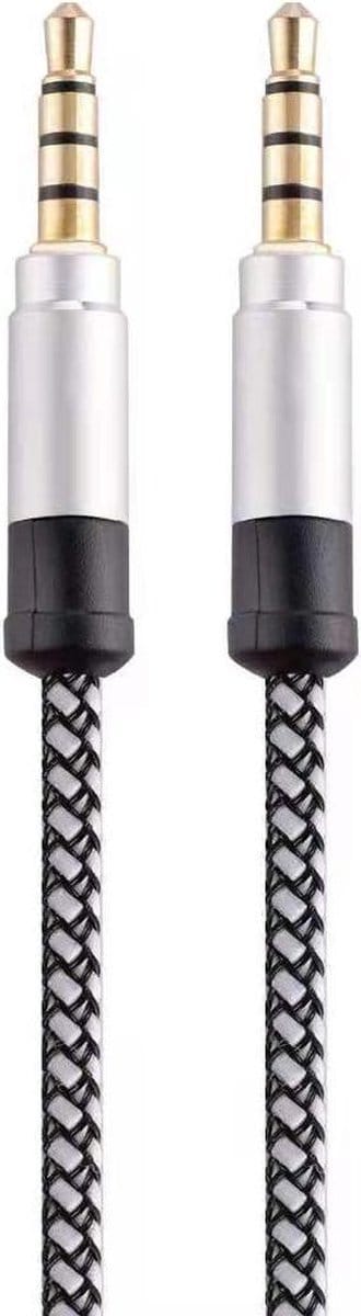 Jack Kabel 3.5 mm  - Male to Male - Universeel - Wit - 3 meter - Allteq