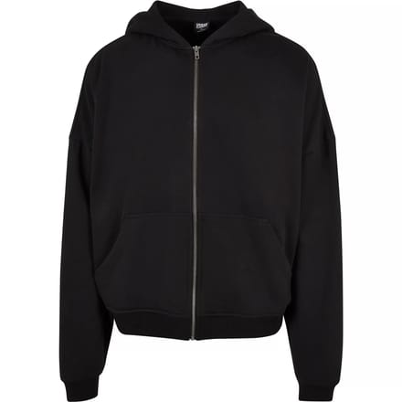 Urban Classics 90's metuchon Heren Vest met capuchon - zwart - S